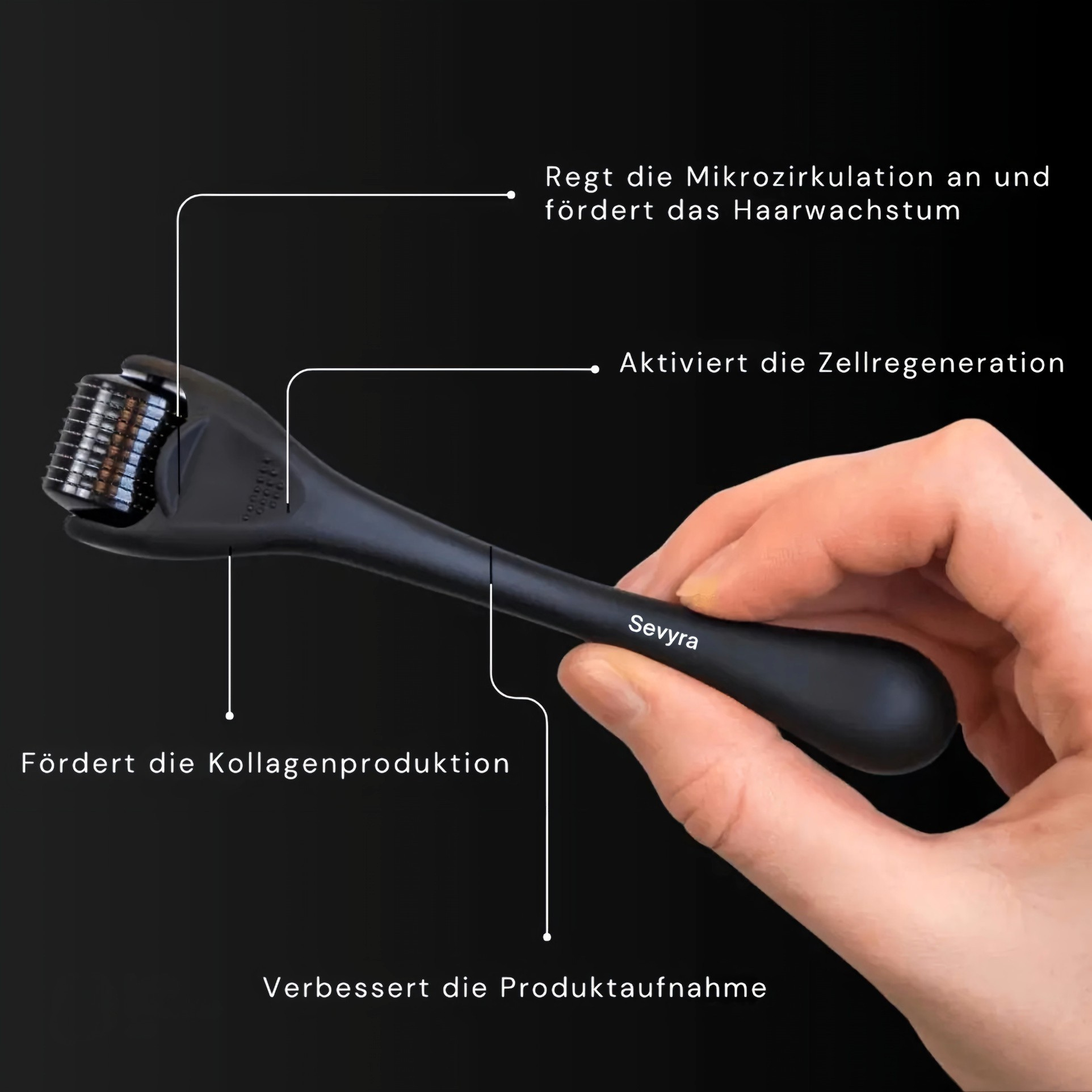 Titanium-Haarwachstumsroller