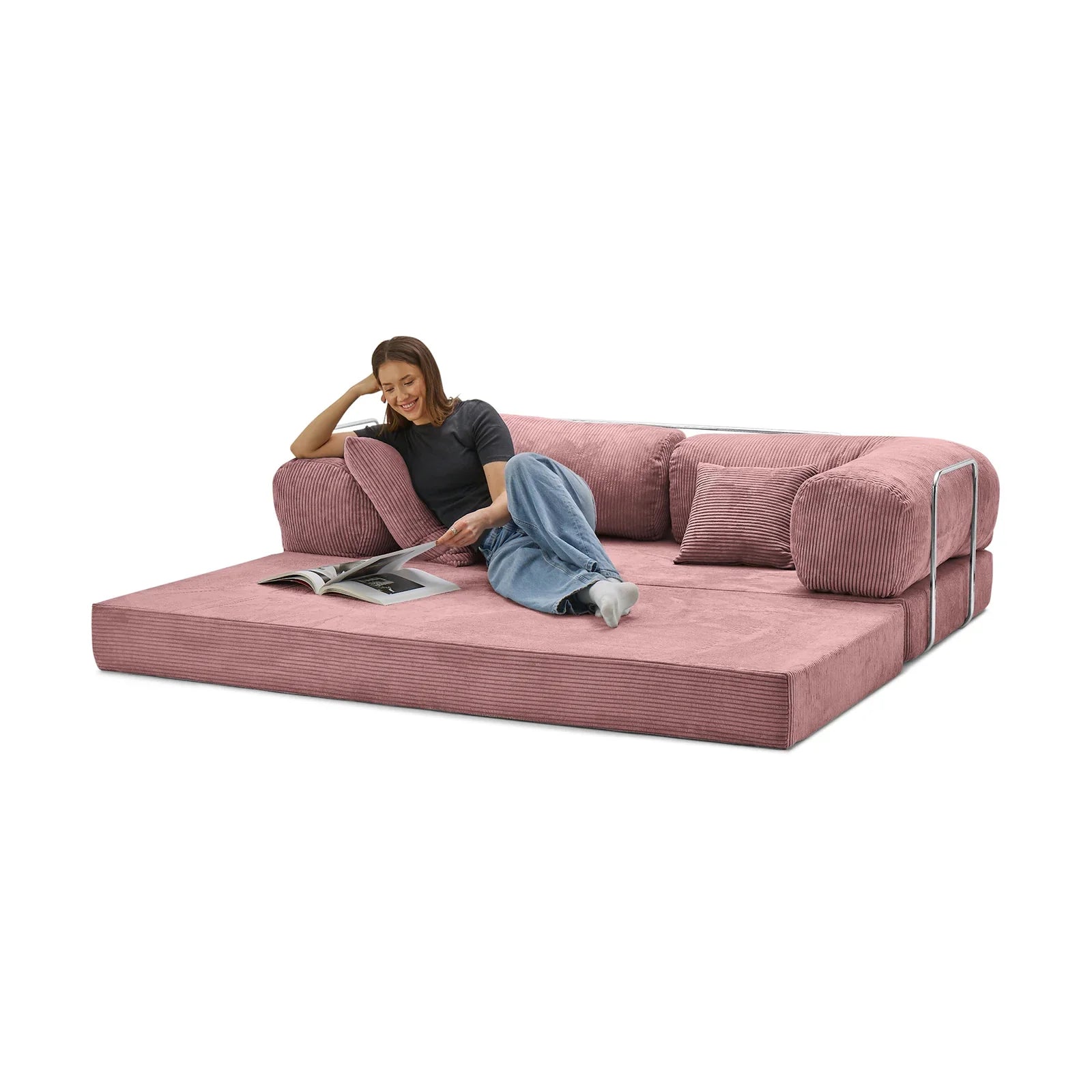 Nubo – Canapé Compressé Rose