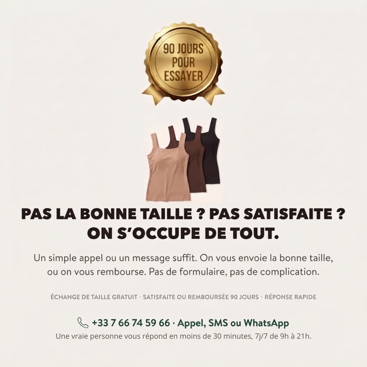 Débardeur Confort à Soutien-Gorge Intégré