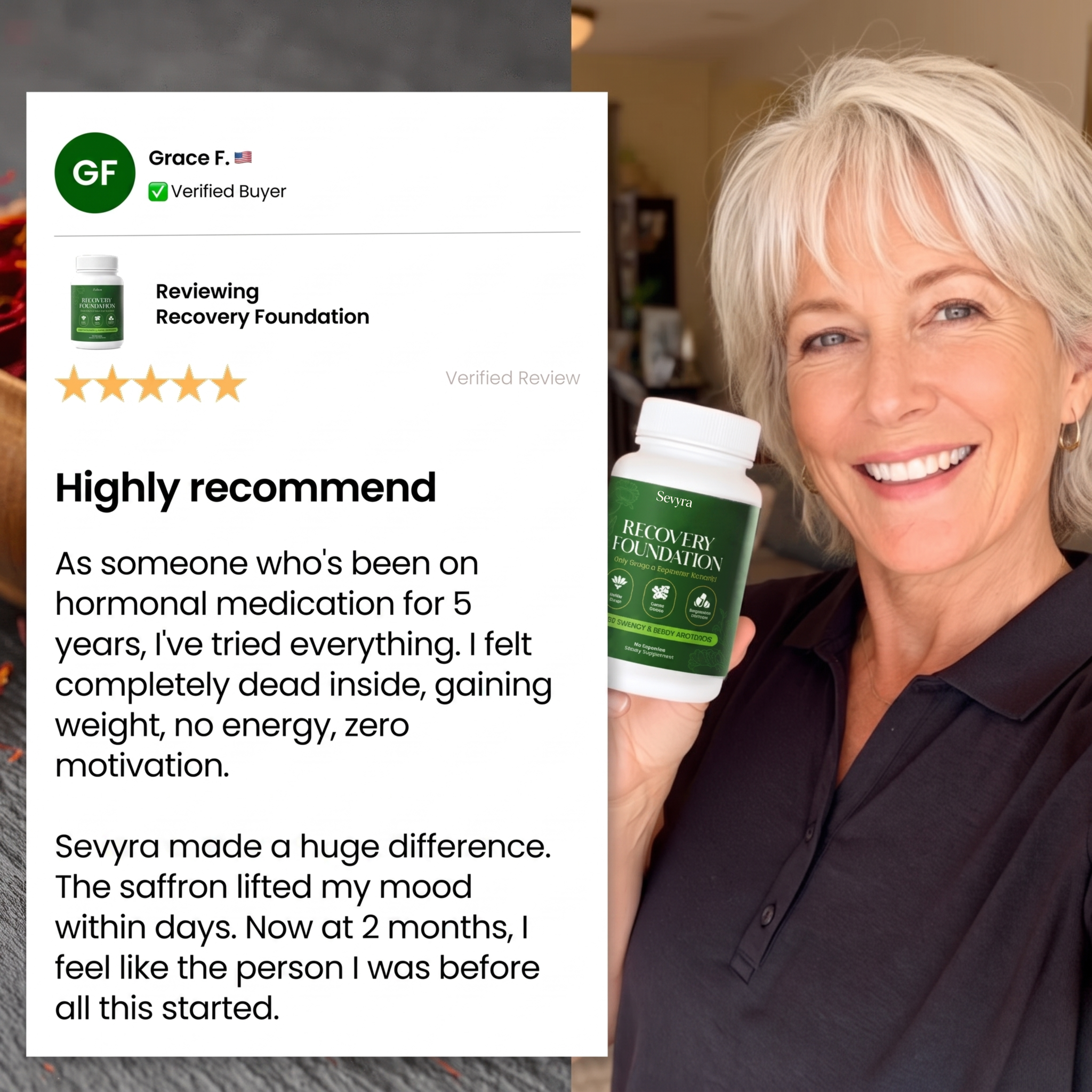 Sevyra Recovery Foundation Capsules