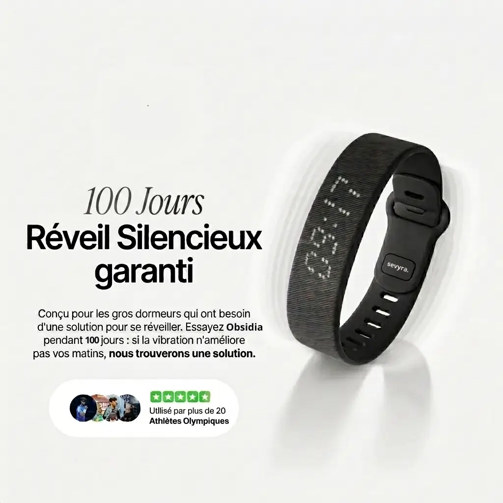 OBSIDIA™ Bracelet Réveil Vibrant