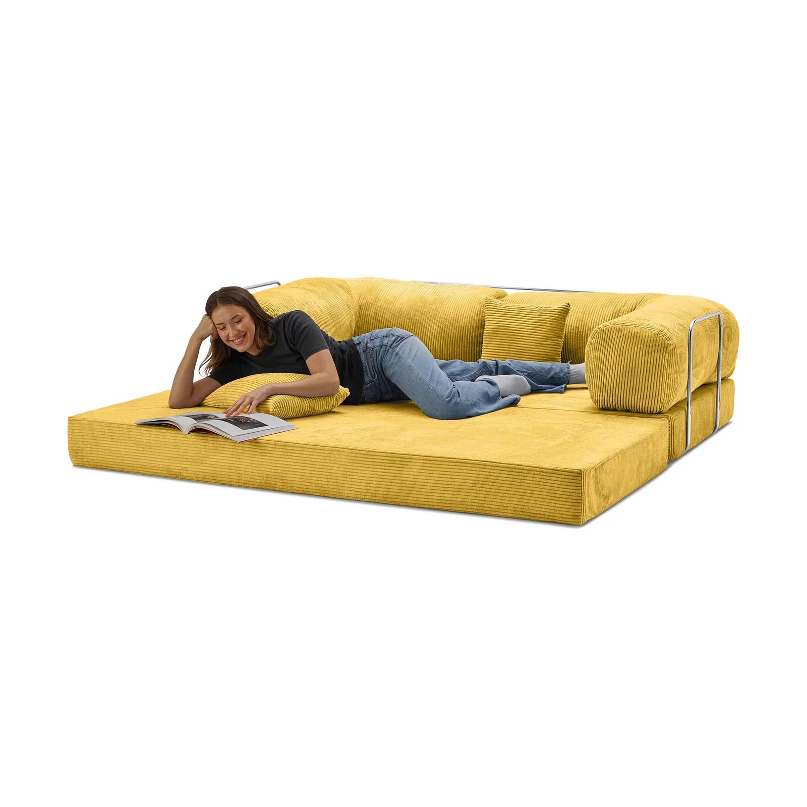 Nubo – Canapé Compressé Jaune