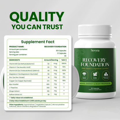 Sevyra Recovery Foundation Capsules