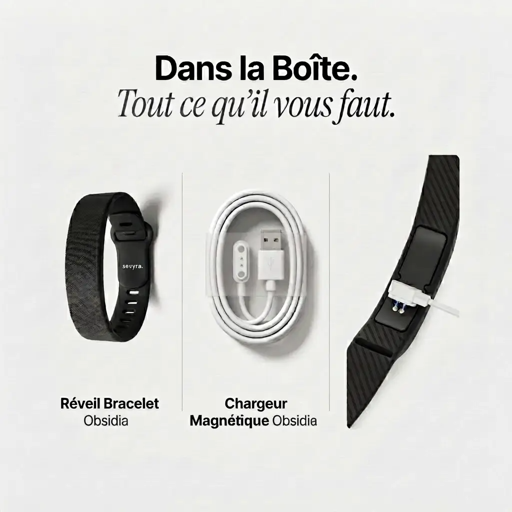 OBSIDIA™ Bracelet Réveil Vibrant