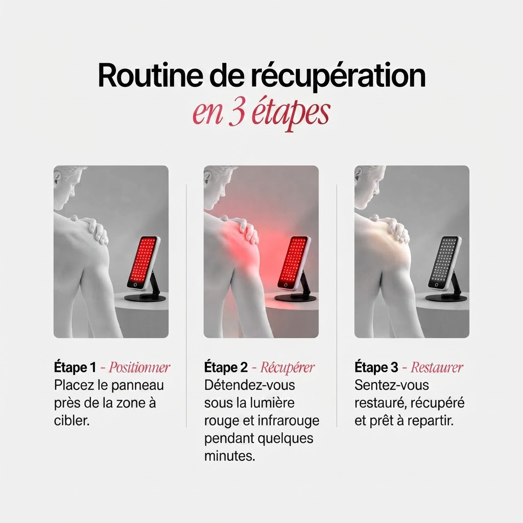Panneau de Luminothérapie Rouge & Infrarouge