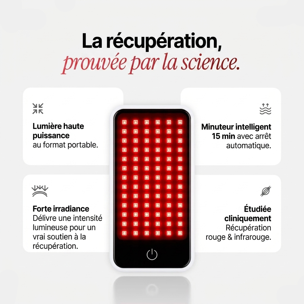 Panneau de Luminothérapie Rouge & Infrarouge