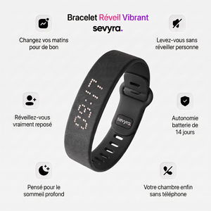 OBSIDIA™ Bracelet Réveil Vibrant